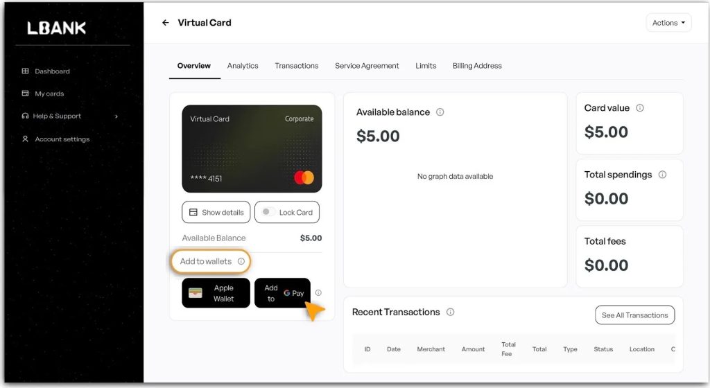 Your card details