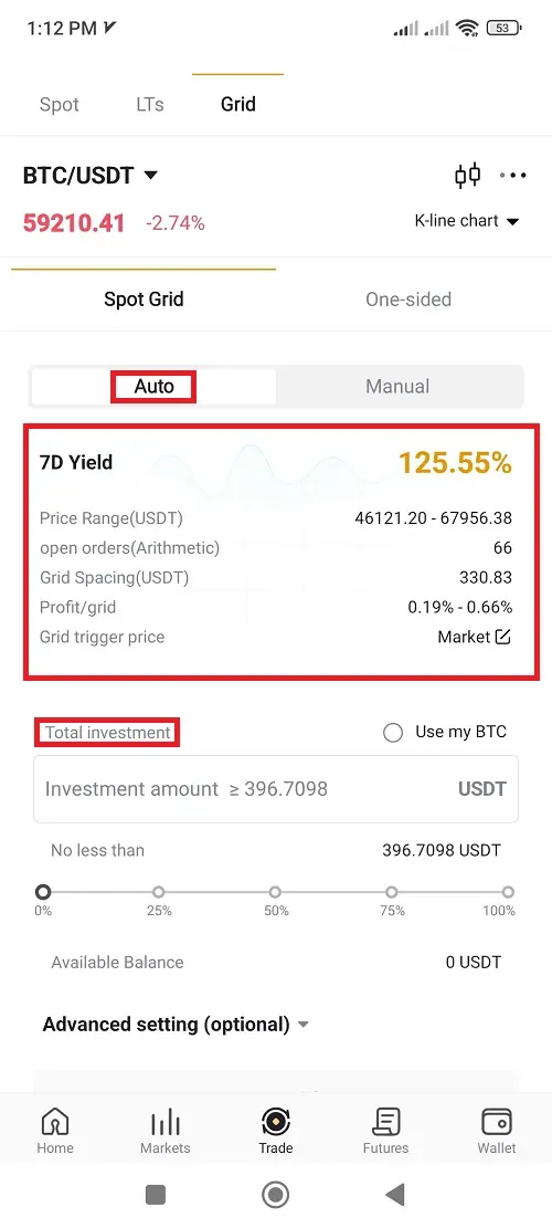 گرید خودکار اپلیکیشن ال بانک