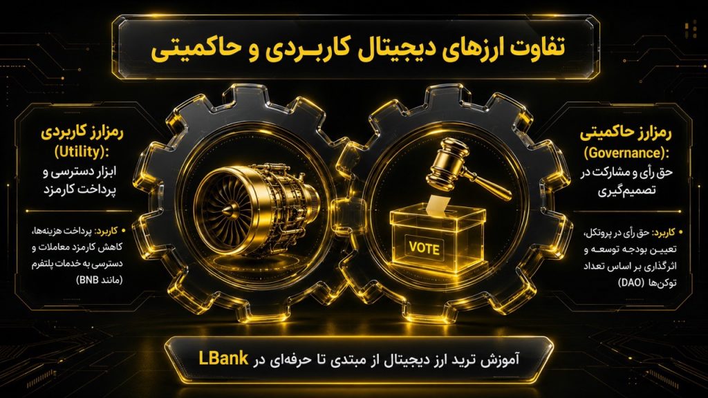 انواع ارز دیجیتال از نظر کاربرد شبکه‌ای و حاکمیت چه تفاوتی دارند؟