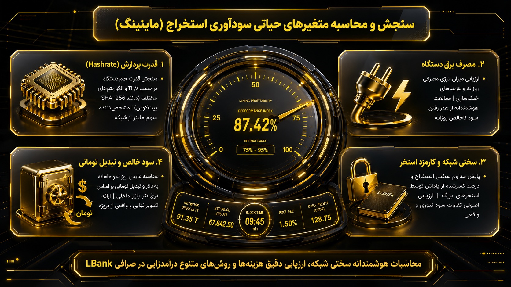 ماشین حساب ارز دیجیتال برای استخراج