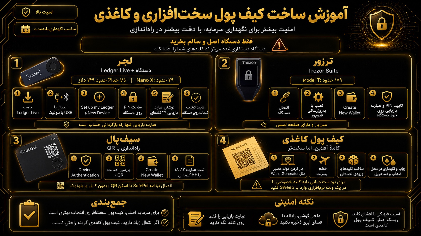 آموزش ساخت کیف پول ارز دیجیتال نرم‌افزاری چگونه انجام می‌شود؟
