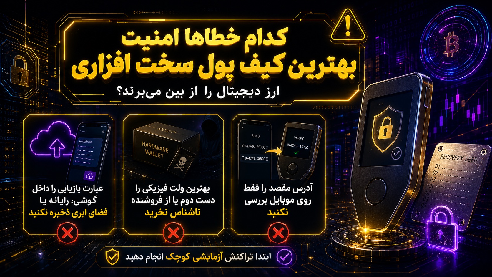 اشتباهات بزرگ بهترین کیف پول سخت افزاری