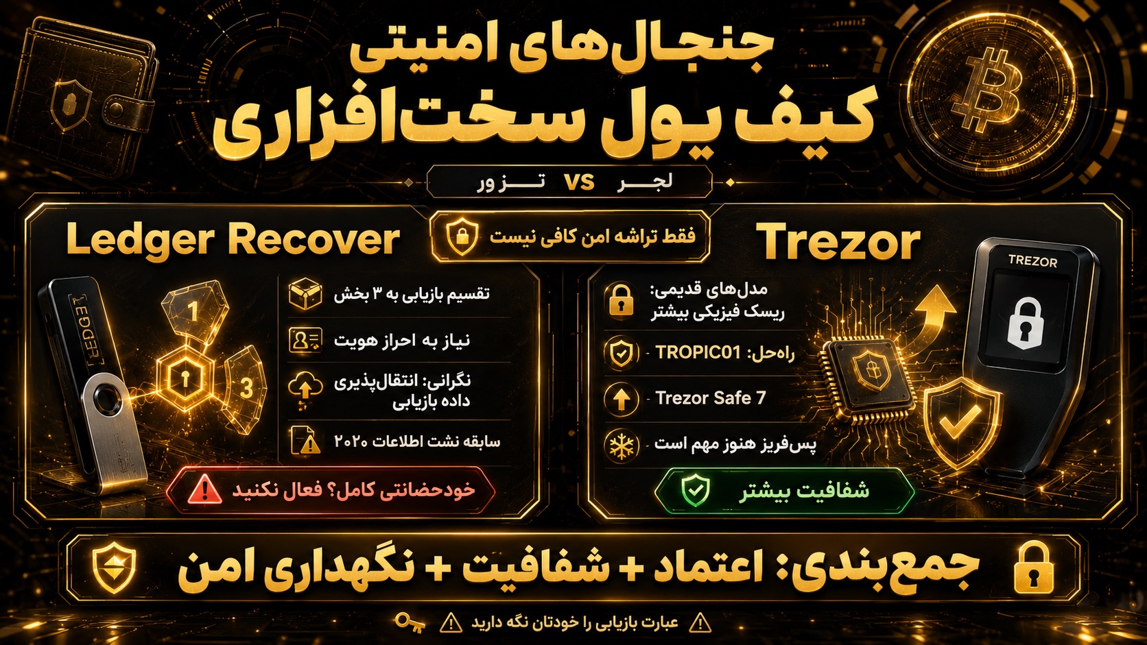 جنجال‌های امنیتی بهترین کیف پول سخت افزاری ارز دیجیتال چه بودند؟