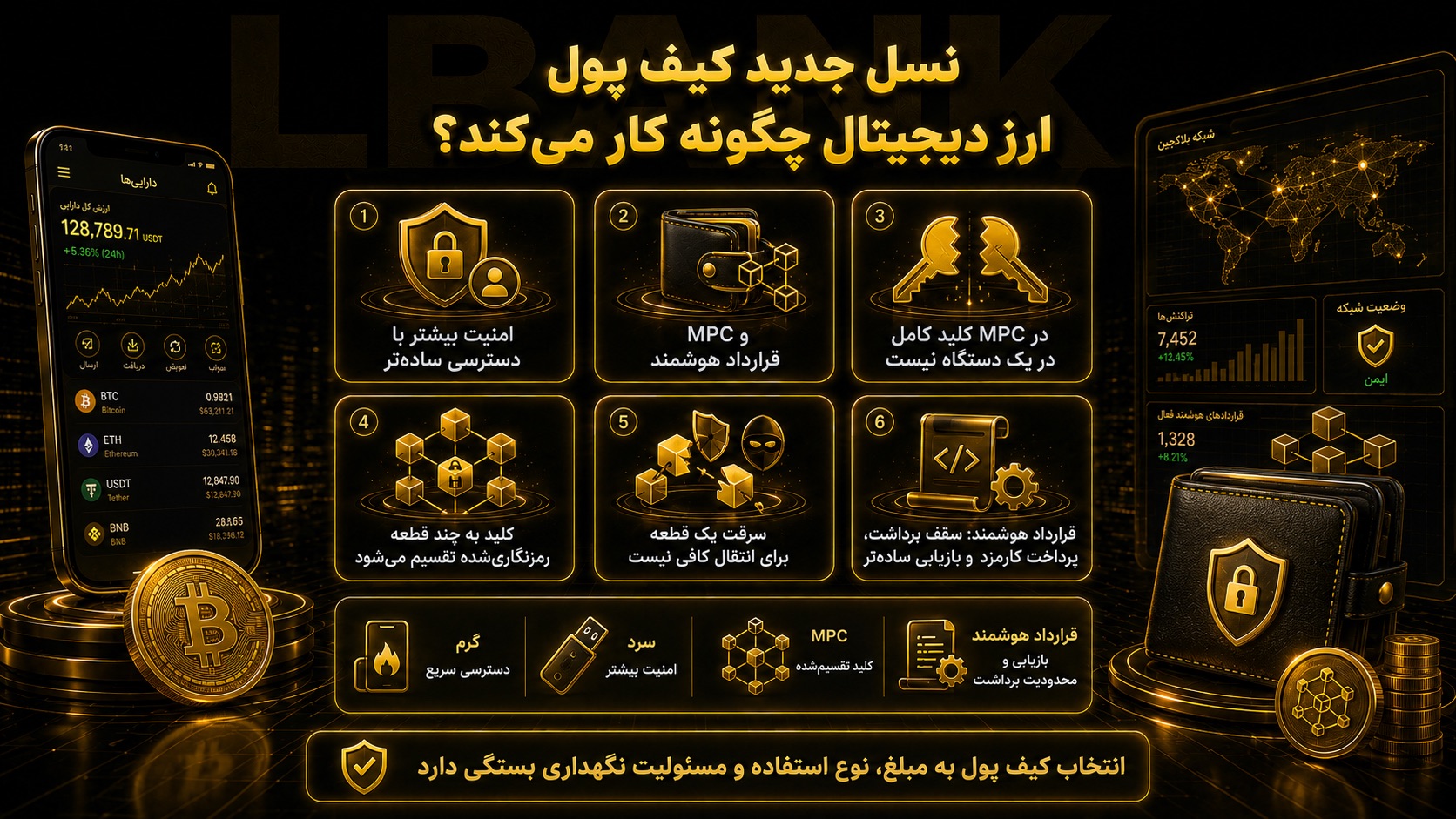 نسل جدید کیف پول ارز دیجیتال چگونه کار می‌کند؟