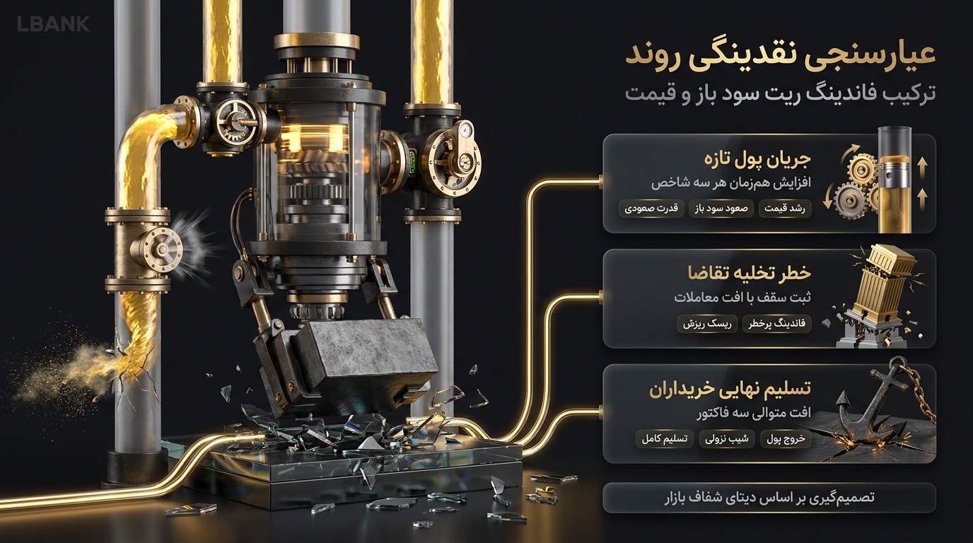 ترکیب فاندینگ ریت با سود باز (Open Interest) و قیمت