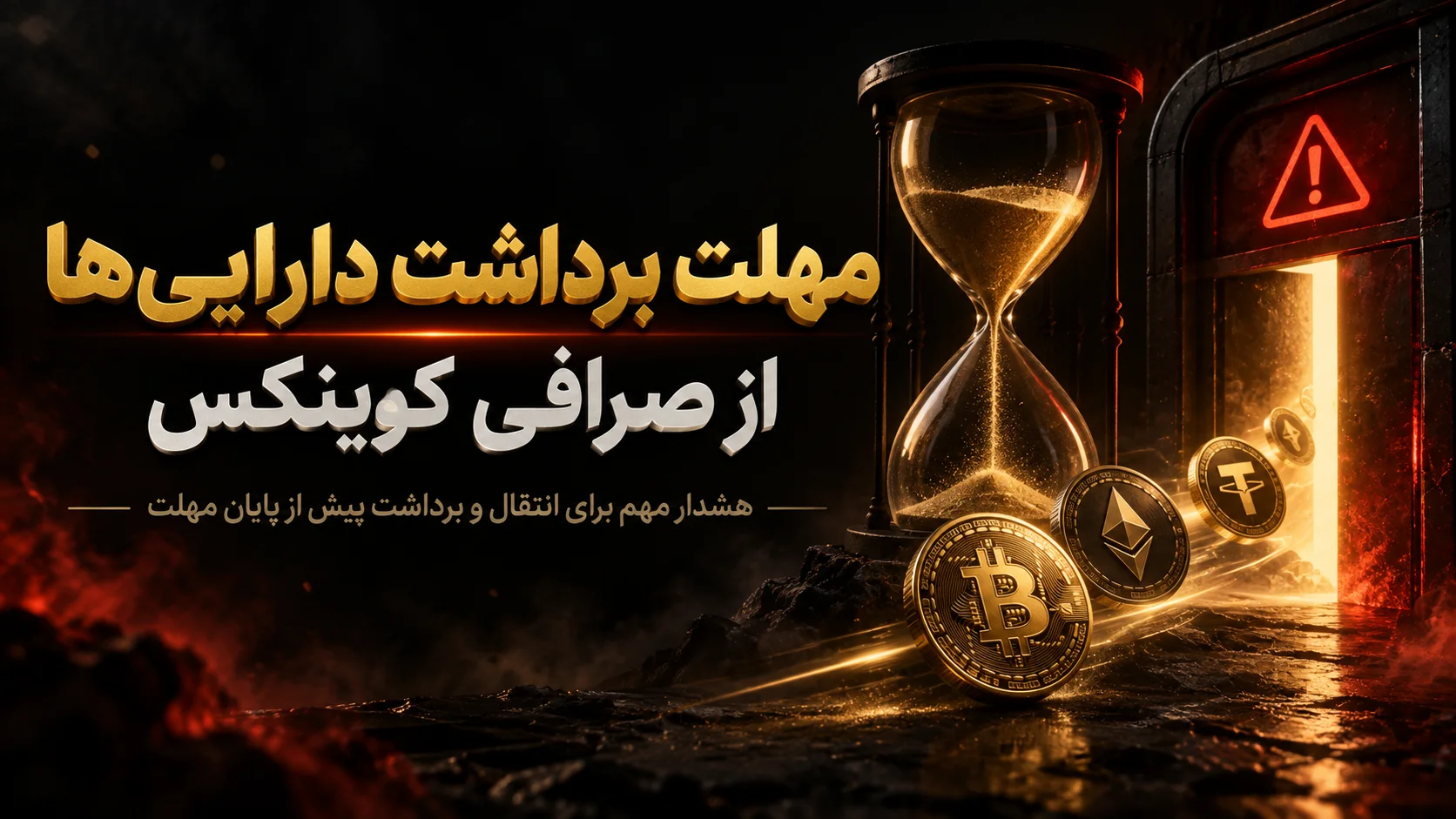 مهلت برداشت داراییها از صرافی کوینکس