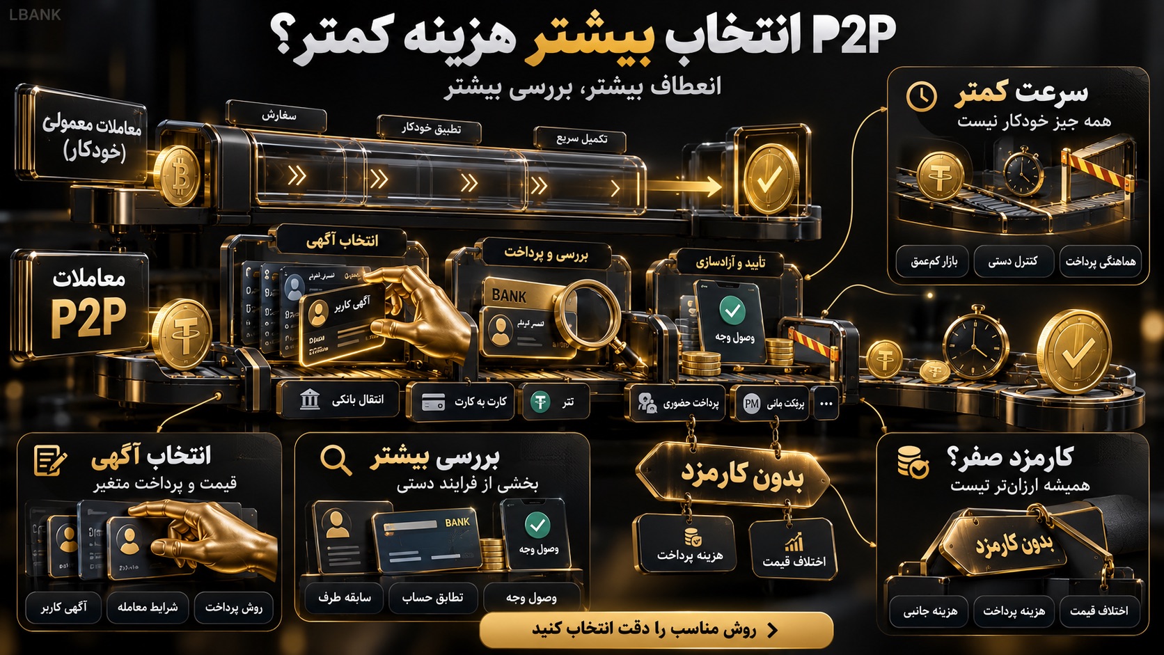 تفاوت خرید عادی از صرافی با معاملات P2P چیست؟